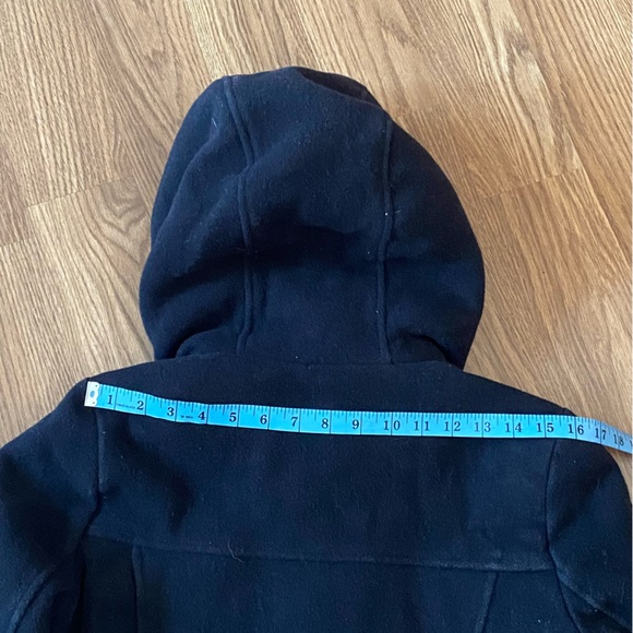 Abercrombie & Fitch  Women Size M Wool Blend Sherpa Lined Hood Heavy Coat Jacket - Picture 7 of 14